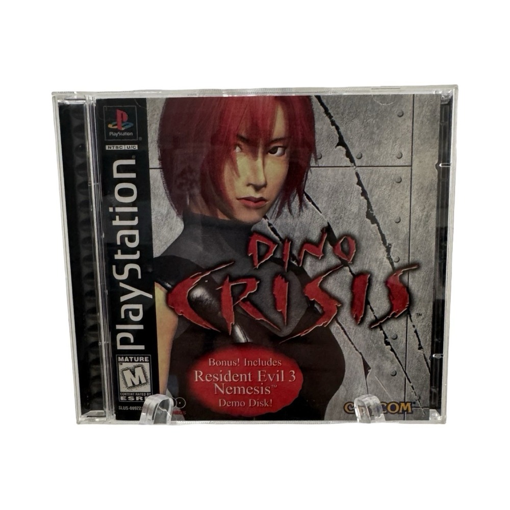 Dino Crisis Sony PlayStation 1 PS1 1999 Capcom SLUS‎ Survival Horror RE3 Demo